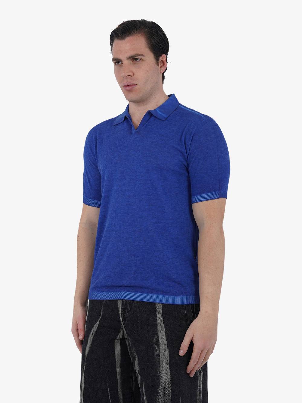 AROVESCIO Polo DERBY F15 NATURAL Uomo Cotone Blu