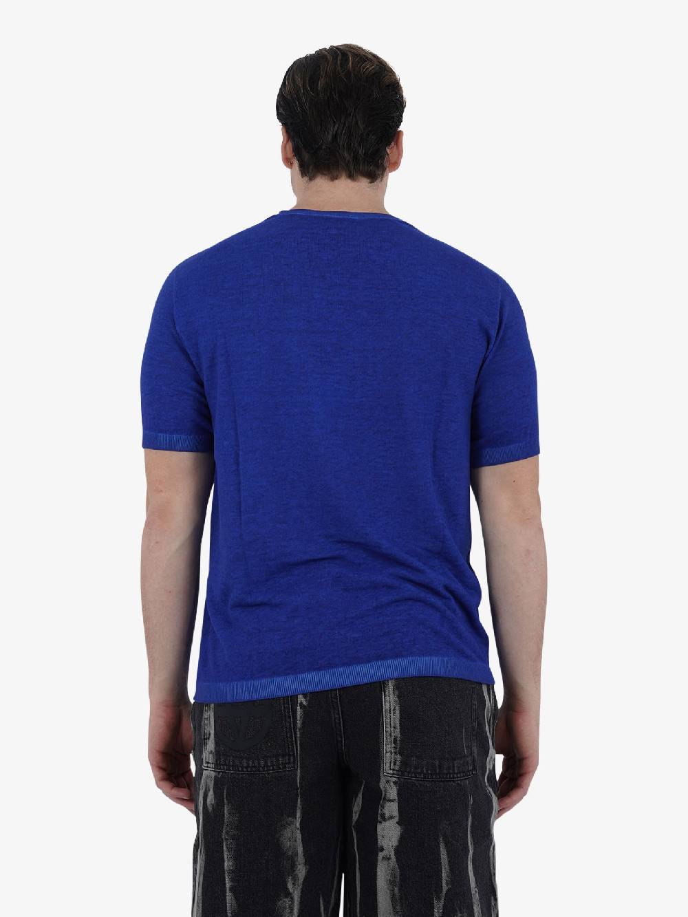 AROVESCIO T-shirt F15 NATURA Uomo Cotone Blu
