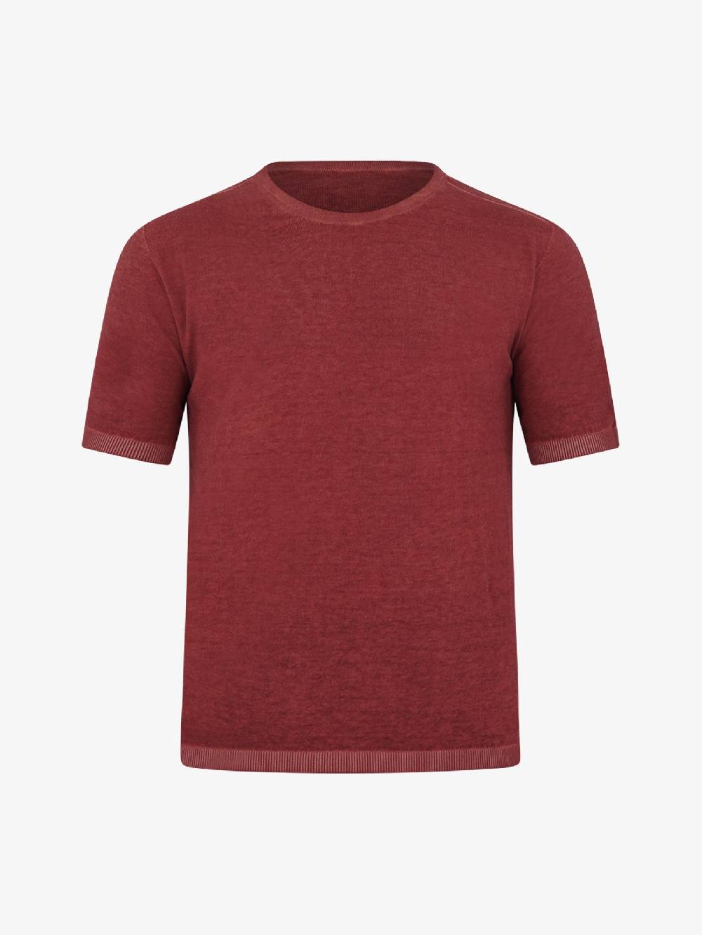 AROVESCIO T-shirt F15 NATURA Uomo Cotone Bordeaux