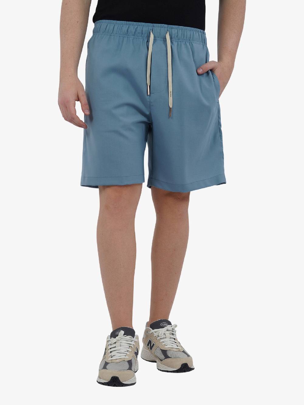 YES LONDON Bermuda al ginocchio XS4214 uomo azzurro