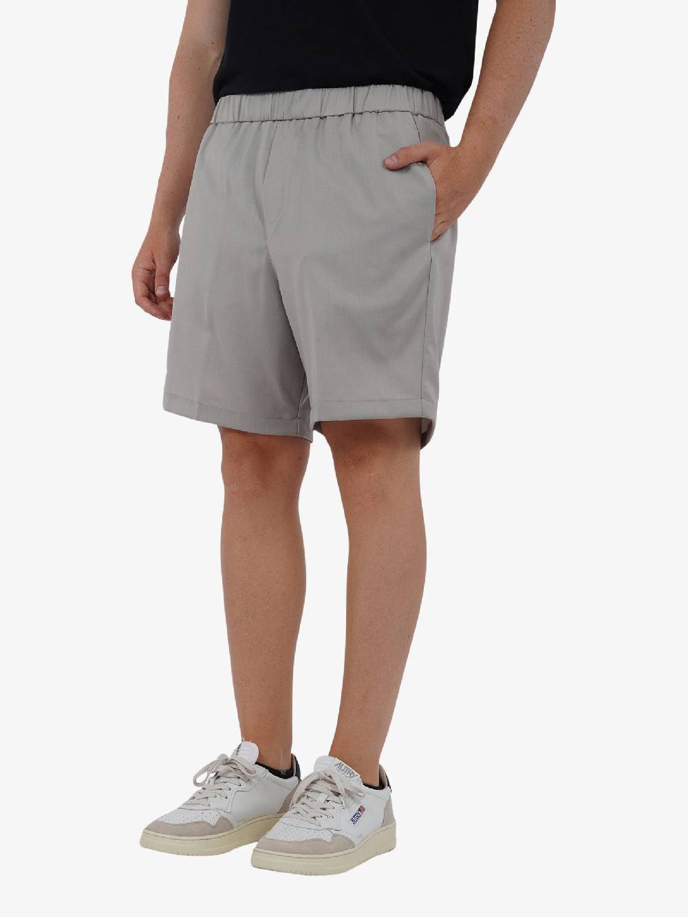 YES LONDON Bermuda Al Ginocchio XS4222 Uomo Lana Beige