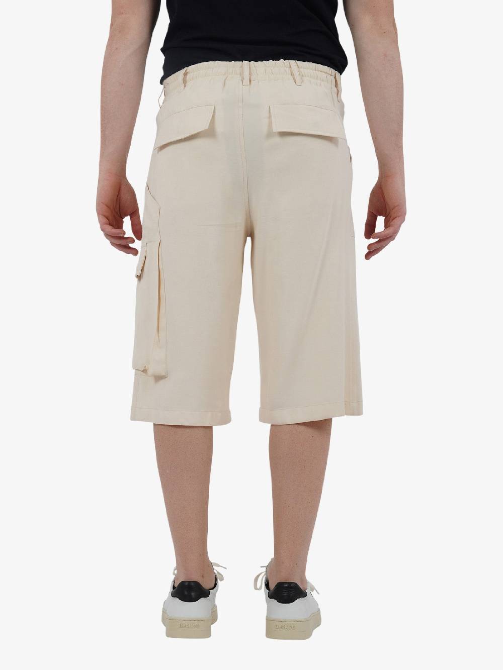 C93 Bermuda Cargo Con Tasca Laterale 2170C477 Uomo Viscosa Beige