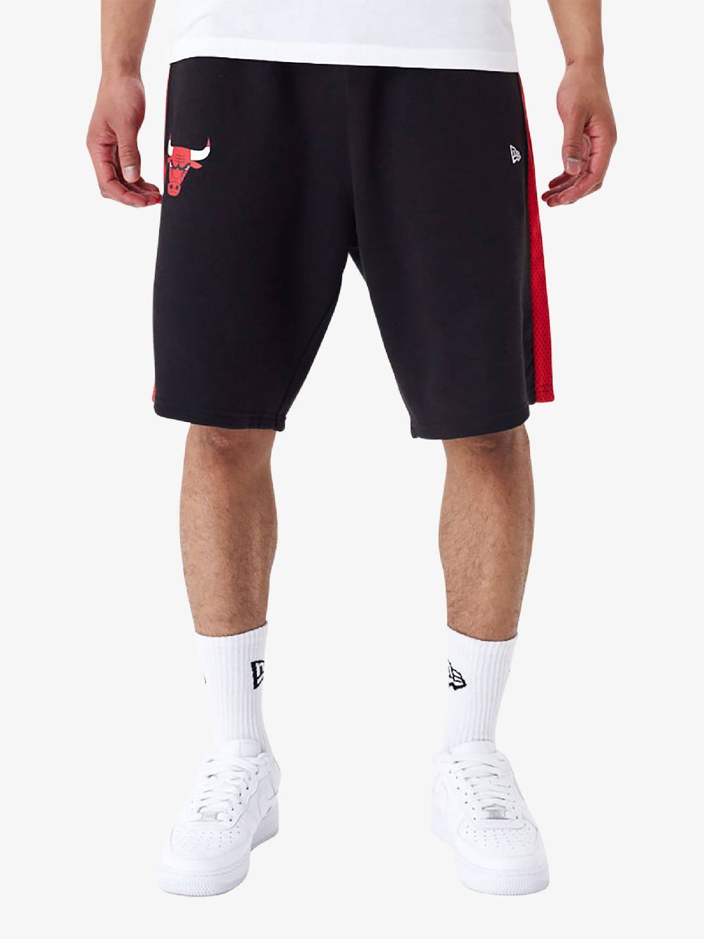 NEW ERA Bermuda Chicago Bulls NBA Mesh Panel 60435477 Uomo Cotone Nero