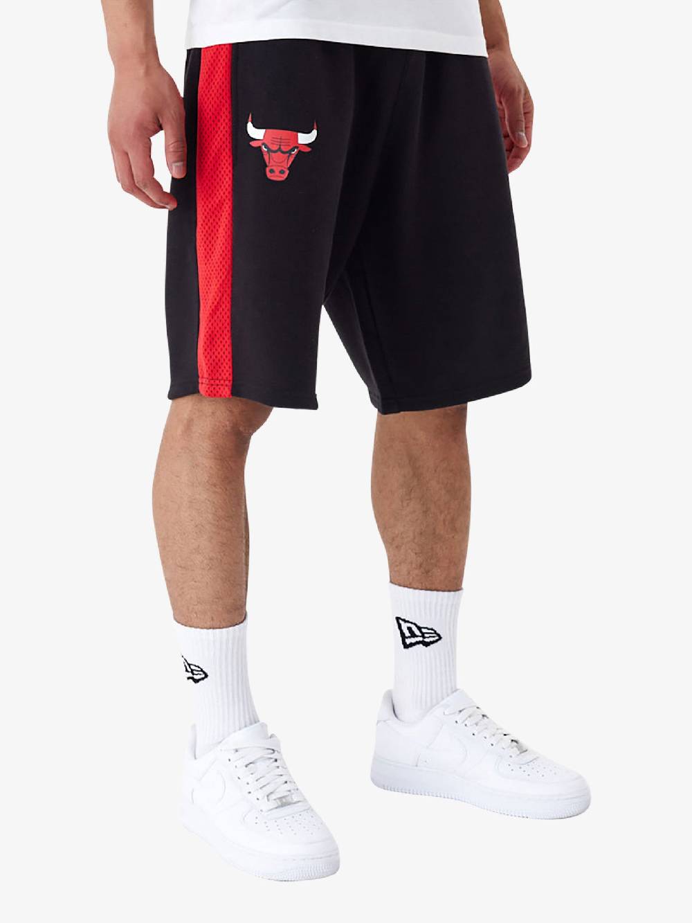 NEW ERA Bermuda Chicago Bulls NBA Mesh Panel 60435477 Uomo Cotone Nero