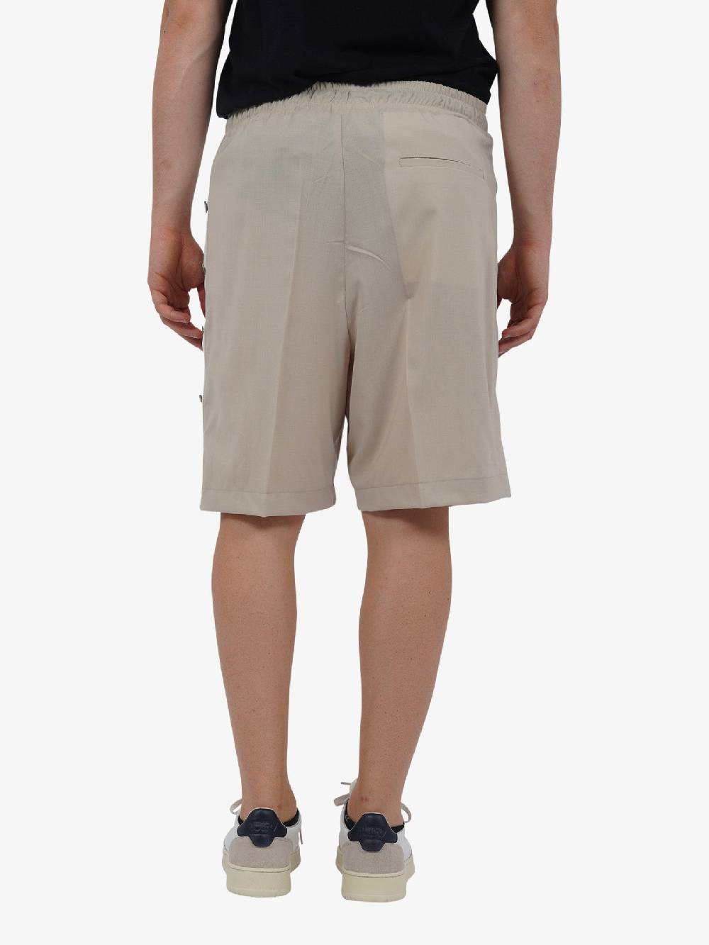 YES LONDON Bermuda Con Elastico XS4216 Uomo Lana Beige