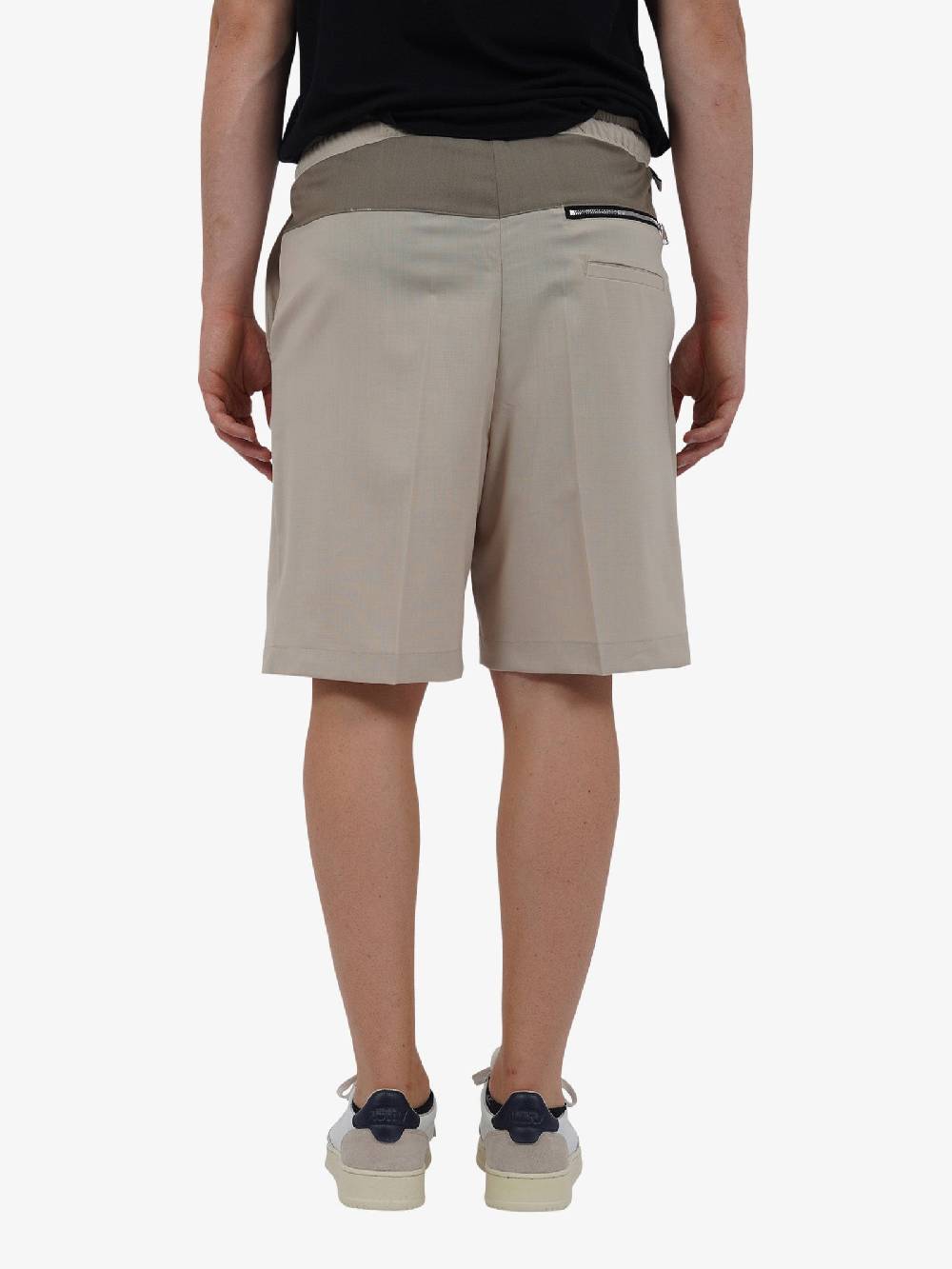 YES LONDON Bermuda Con Elastico XS4221 Uomo Lana Beige