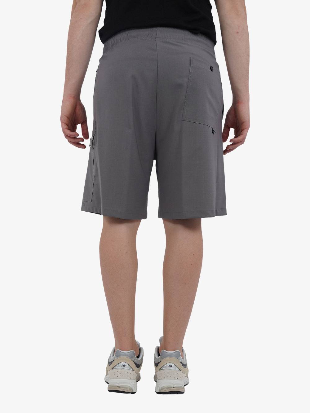 YES LONDON Bermuda Con Tasca Zip XS4224 Uomo Cotone Grigio