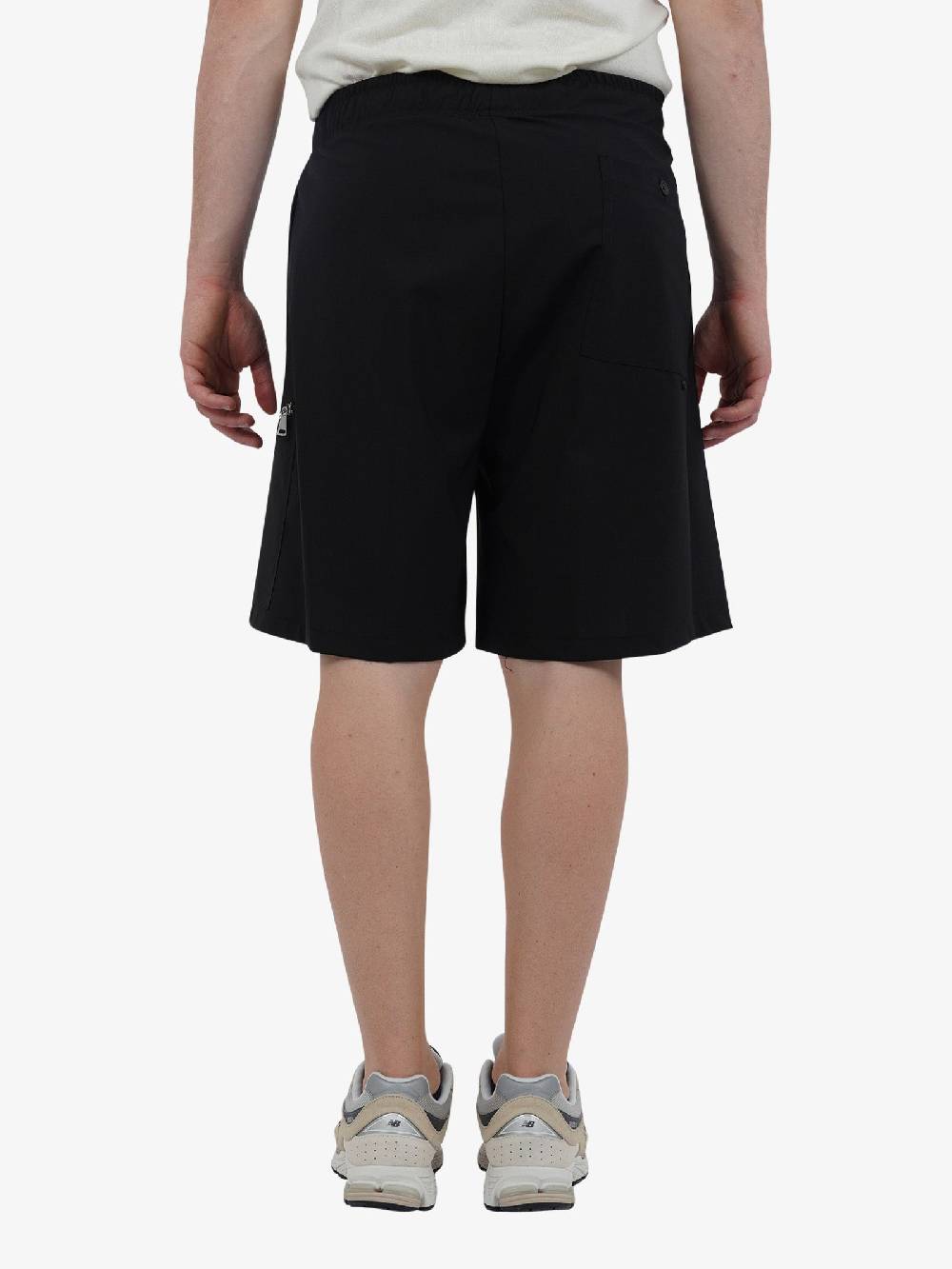 YES LONDON Bermuda Con Tasca Zip XS4224 Uomo Cotone Nero