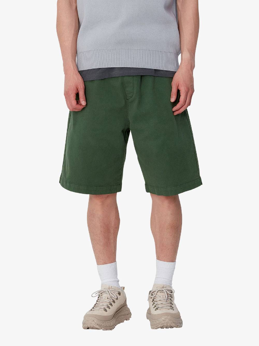 CARHARTT WIP Bermuda Floyde I033587_ Uomo Cotone Verde