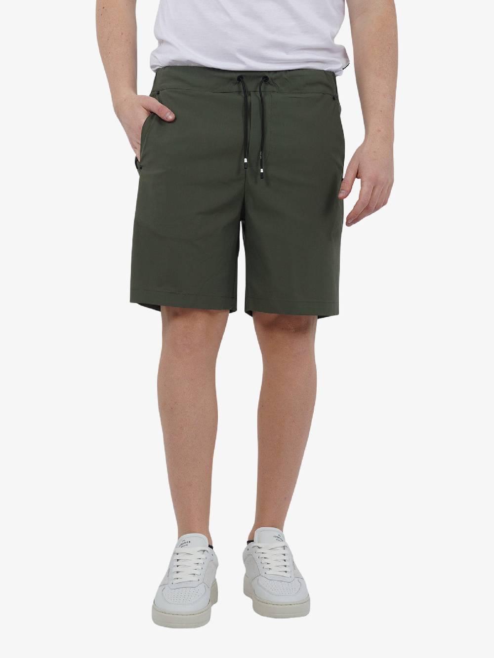 WHITE OVER Bermuda ROLDAN BER/802 Uomo Cotone Verde