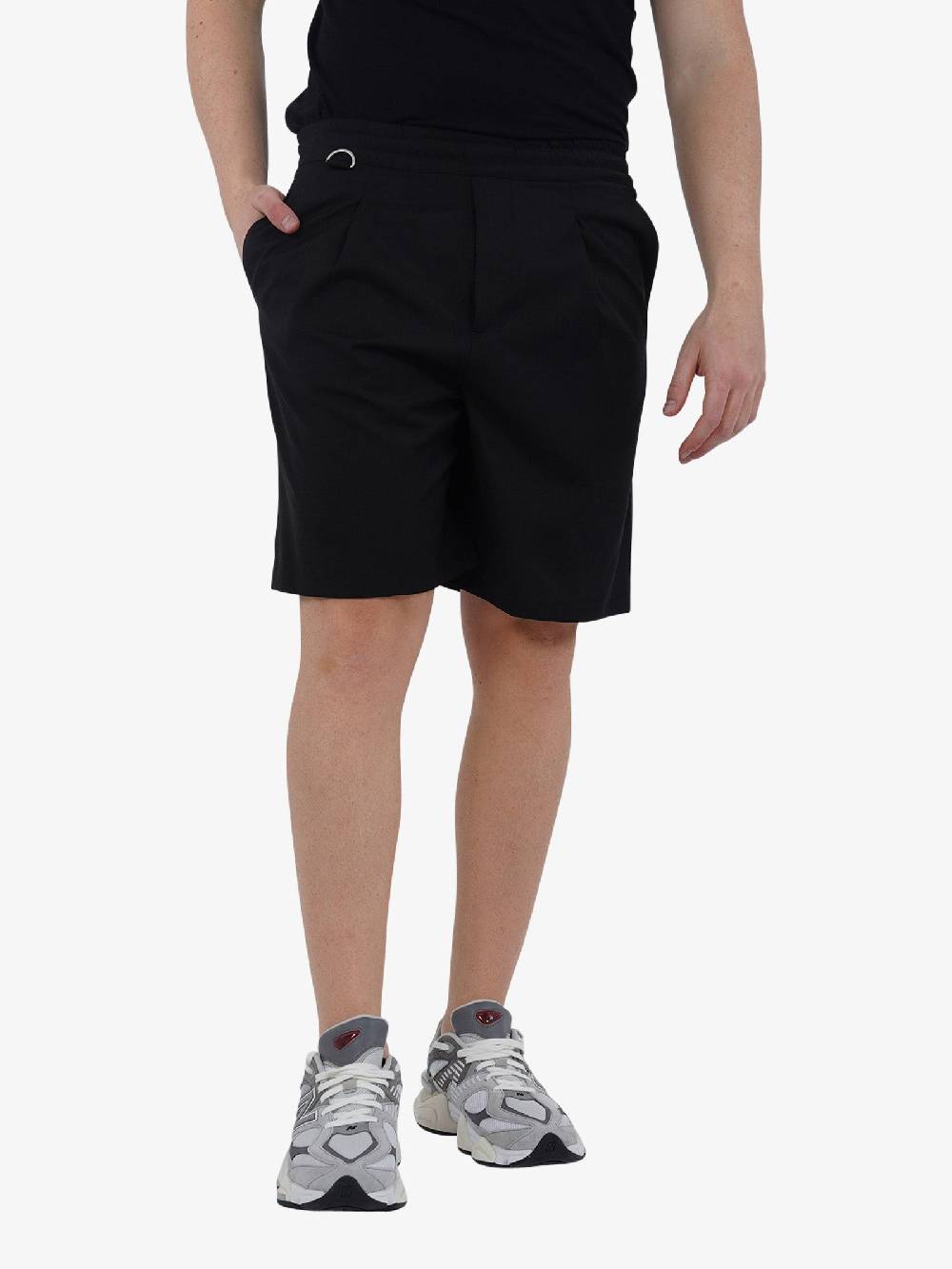 LOW BRAND Bermuda Tokyo Tropical L1PSS246718 uomo lana nero