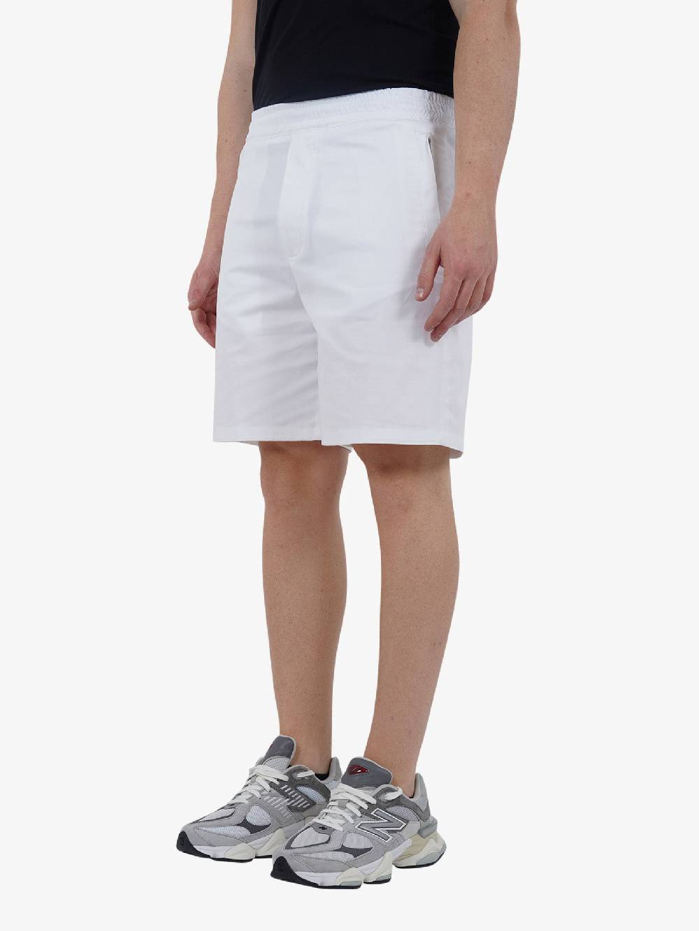 LOW BRAND Bermuda Tokyo Zip Lux L1PSS246771 Uomo Cotone Bianco