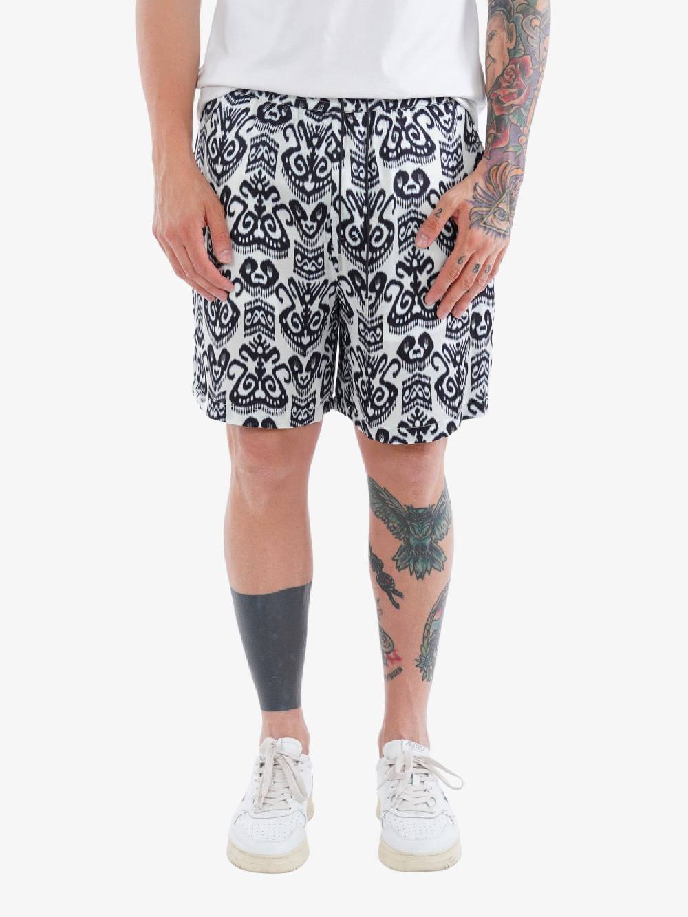 LOW BRAND Bermuda Uomo Multicolor In Viscosa Con Stampa