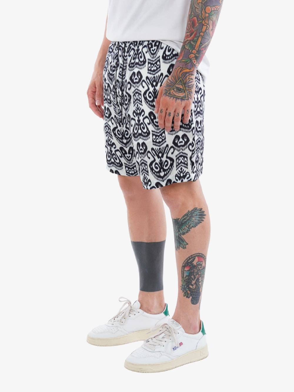 LOW BRAND Bermuda Uomo Multicolor In Viscosa Con Stampa