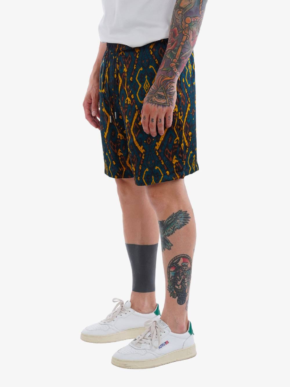 LOW BRAND Bermuda Uomo Multicolore In Viscosa Con Stampa