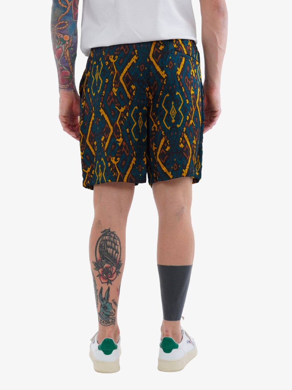 LOW BRAND Bermuda Uomo Multicolore In Viscosa Con Stampa