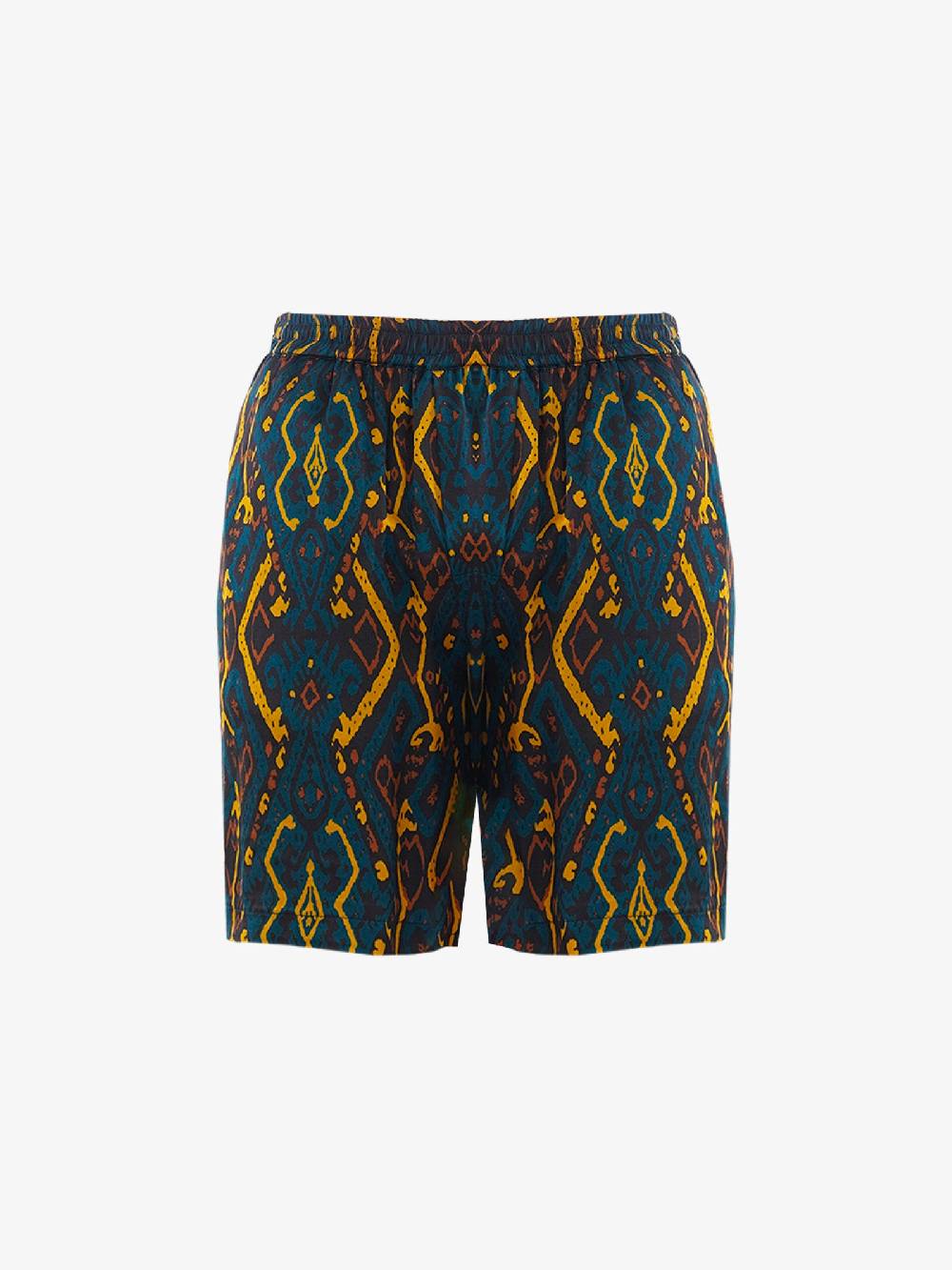 LOW BRAND Bermuda uomo multicolore in viscosa con stampa