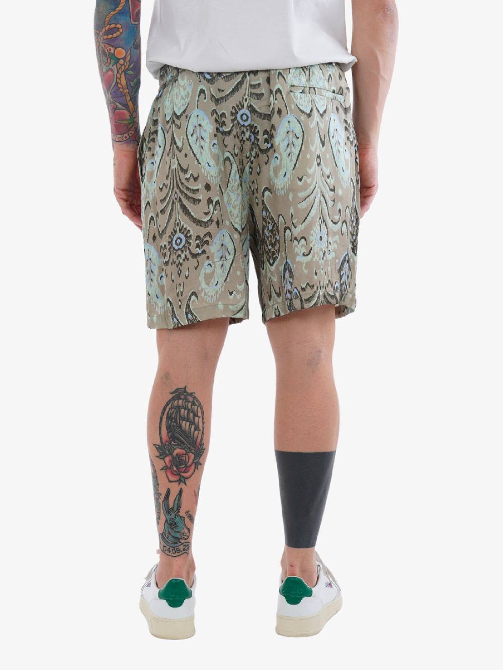 LOW BRAND Bermuda Uomo Multicolore Verde Con Stampa