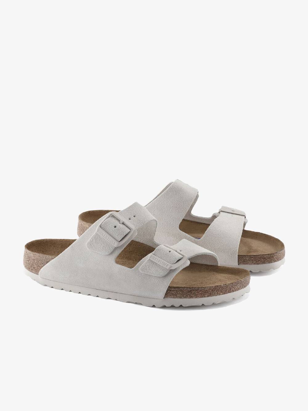 BIRKENSTOCK Ciabatte Arizona SFB Uomo Panna