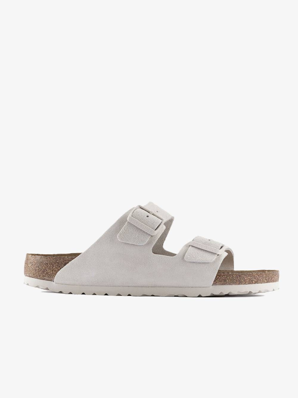 BIRKENSTOCK Ciabatte Arizona SFB uomo panna