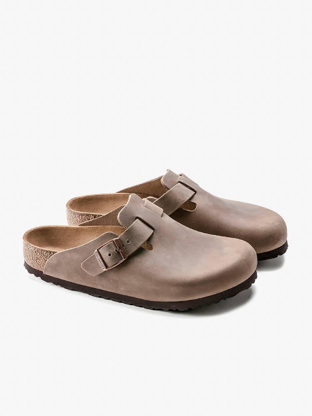 BIRKENSTOCK Ciabatte Boston 960813 Pelle Marrone