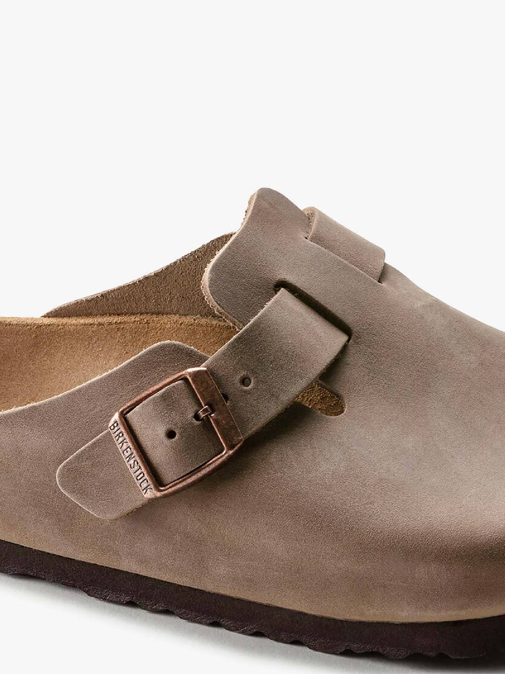 BIRKENSTOCK Ciabatte Boston 960813 Pelle Marrone