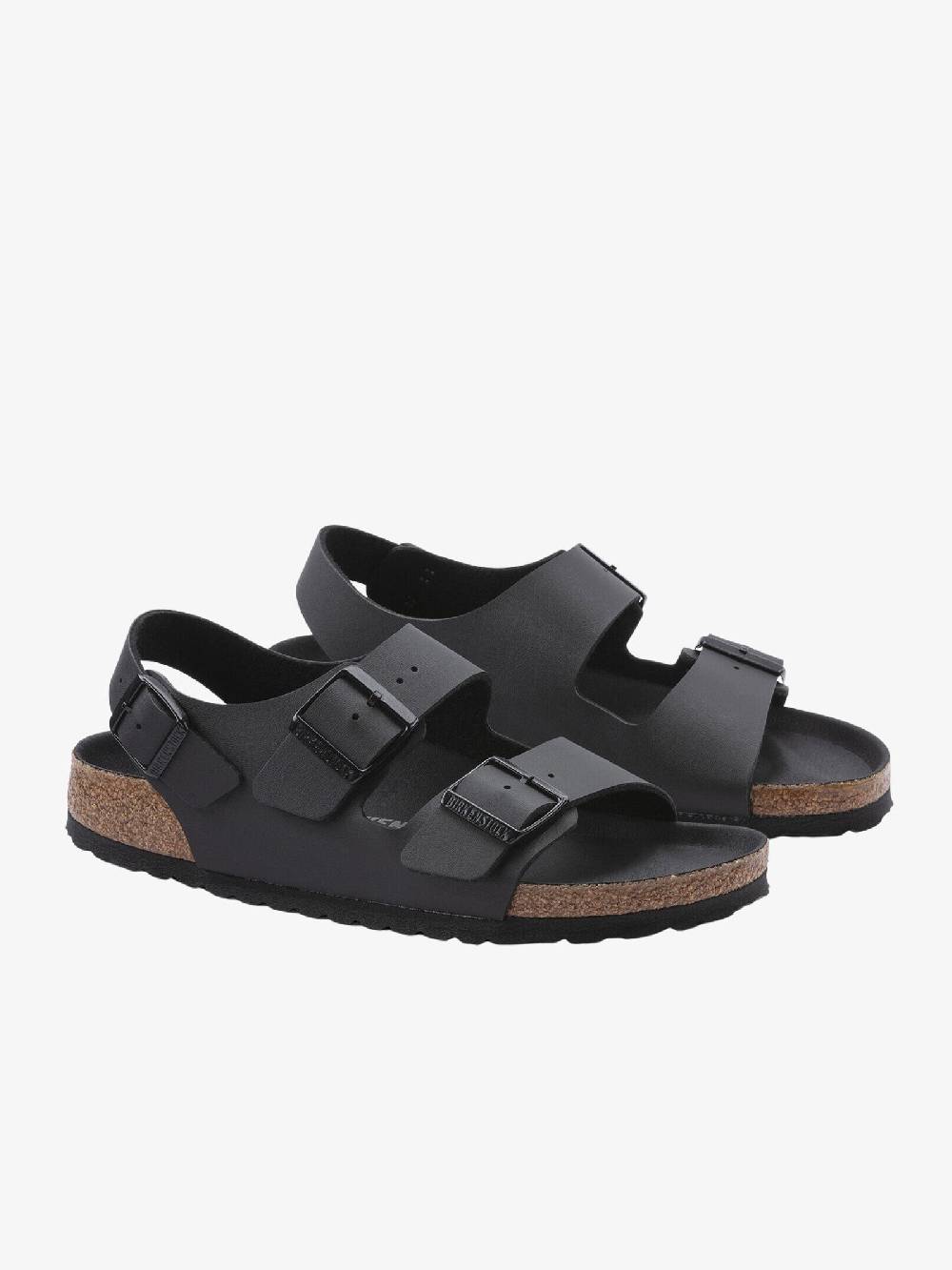 BIRKENSTOCK Ciabatte Milano BS Uomo Nere
