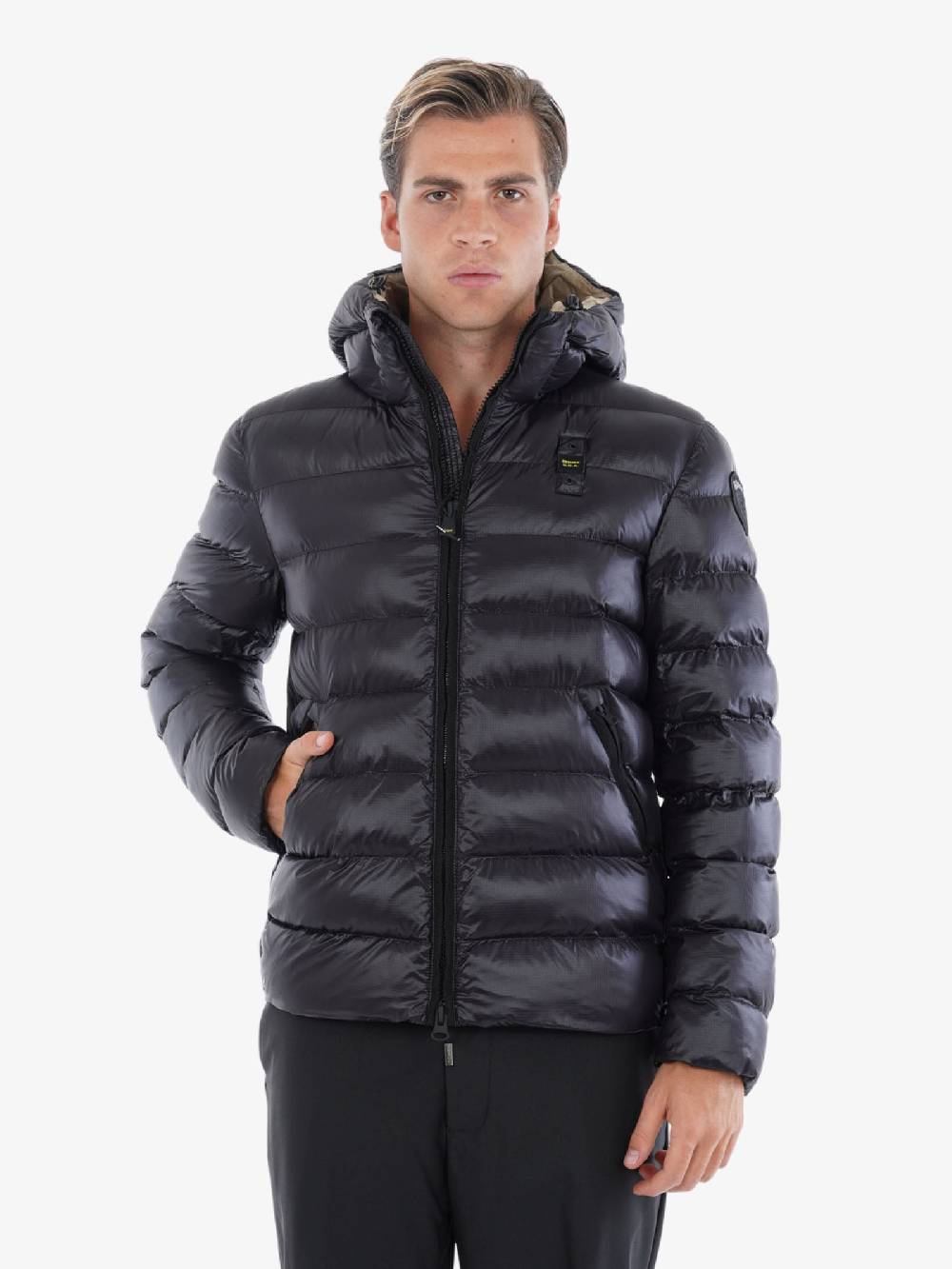 BLAUER Piumino In Nylon Uomo Eco Adams Nero