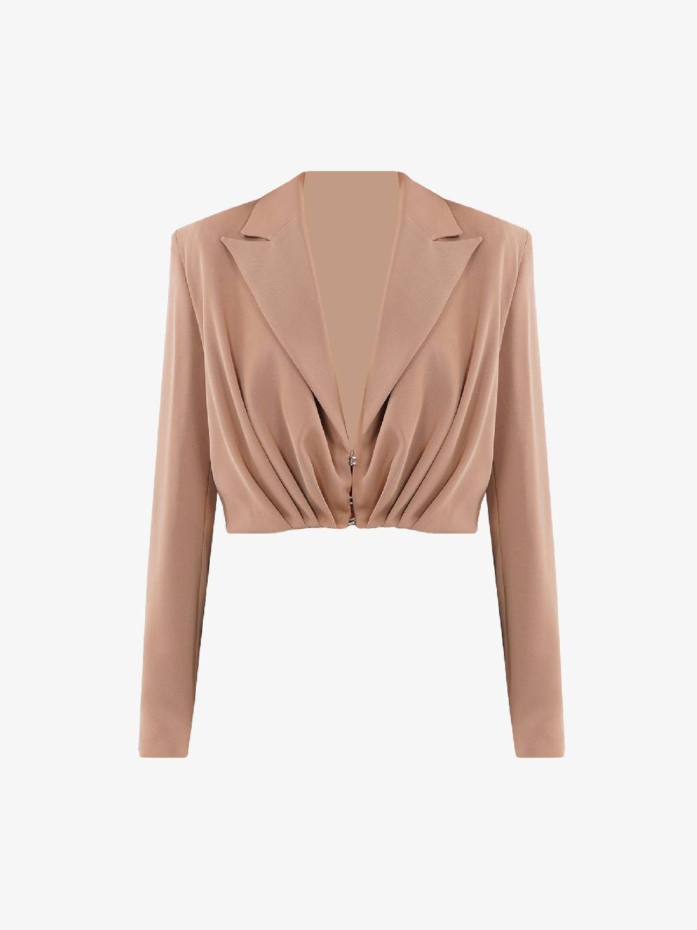 MONIQUE GARCONNE Blazer Donna Poliestere Marrone G167CAPPUCCINO