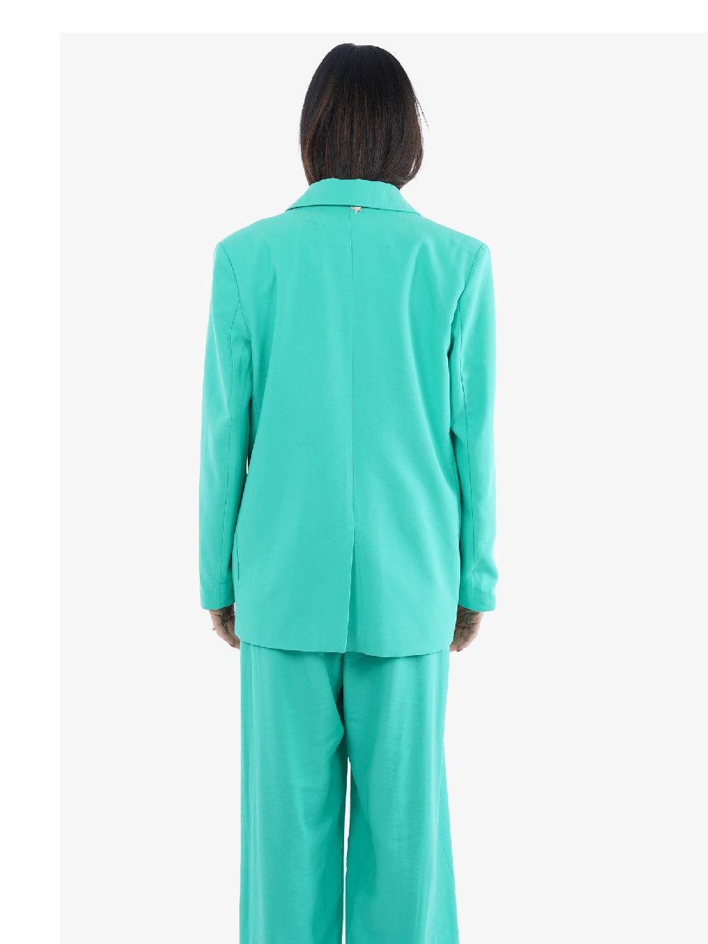 SOUVENIR Blazer Donna Viscosa Verde Modello Elegante Menta