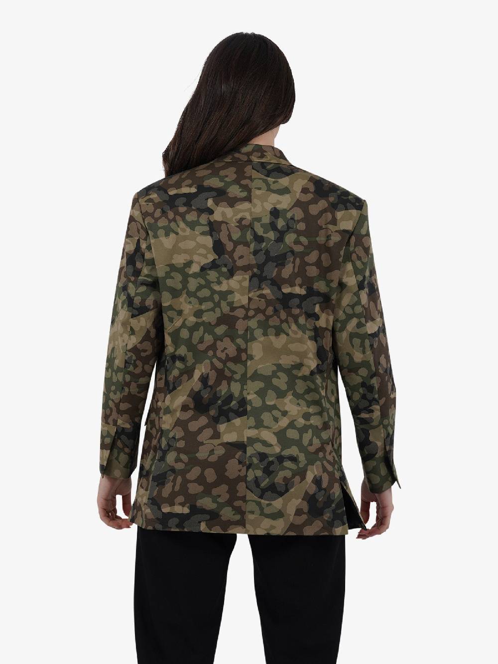 NORA BARTH Blazer Monopetto 24208-142 Donna Viscosa Camouflage