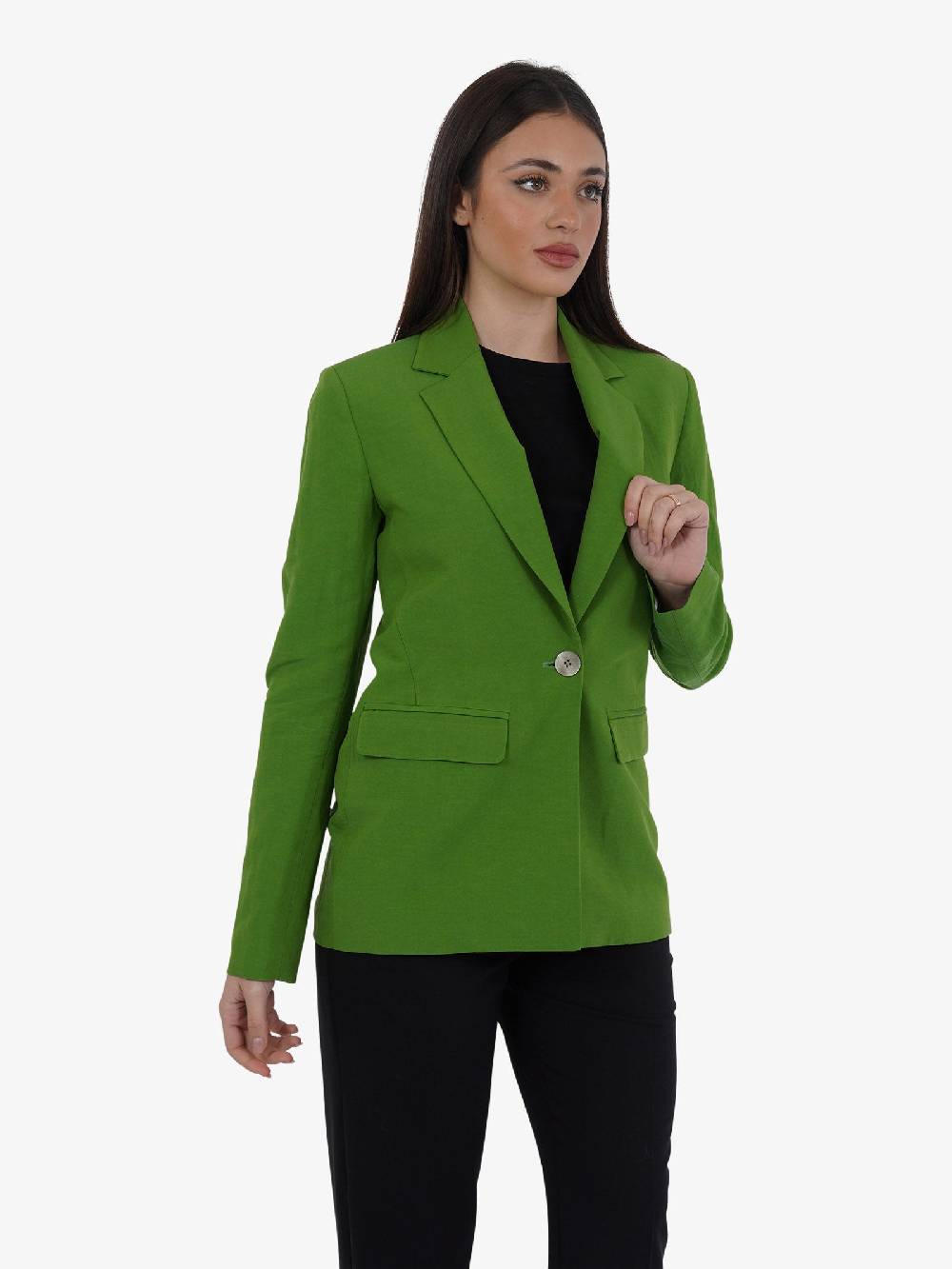MERCI Blazer Monopetto G343 Donna In Viscosa Avocado