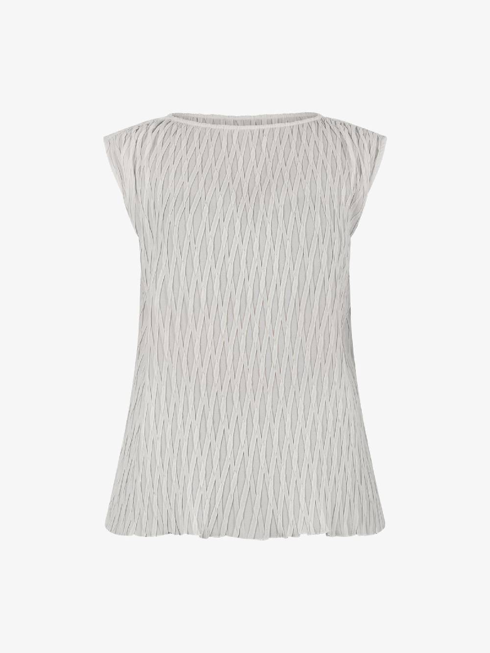 JIJIL Blusa Con Disegno Geometrico BL247 Donna Panna