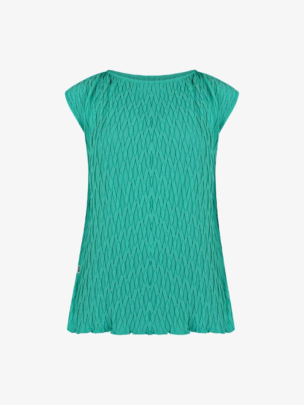 JIJIL Blusa Con Disegno Geometrico BL247 Donna Verde
