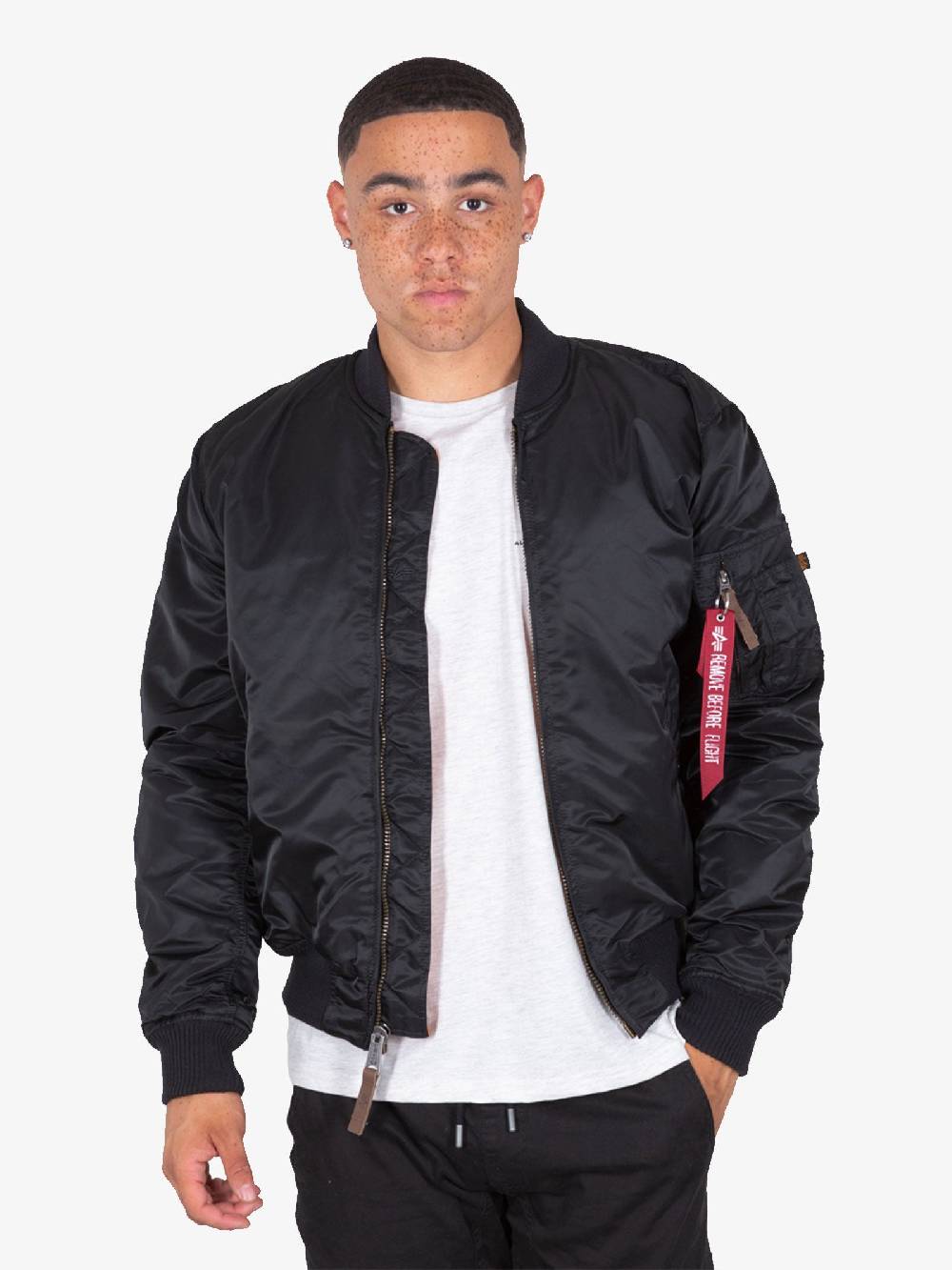 ALPHA INDUSTRIES Bomber MA-1 VF 59 19111803 Uomo Nero