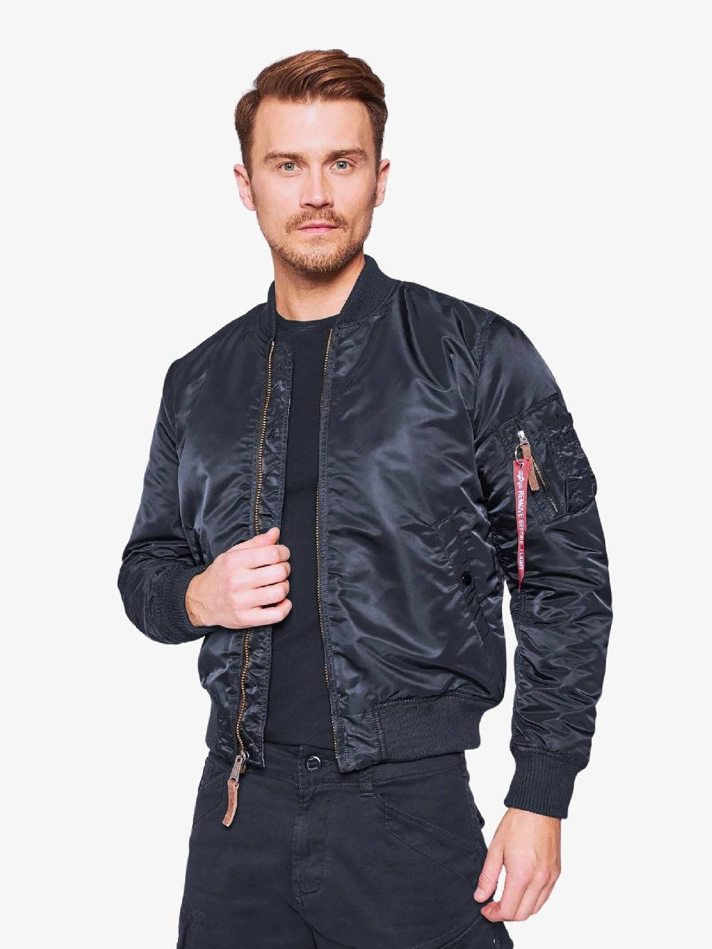 ALPHA INDUSTRIES Bomber MA-1 VF 59 19111803 Uomo Nero