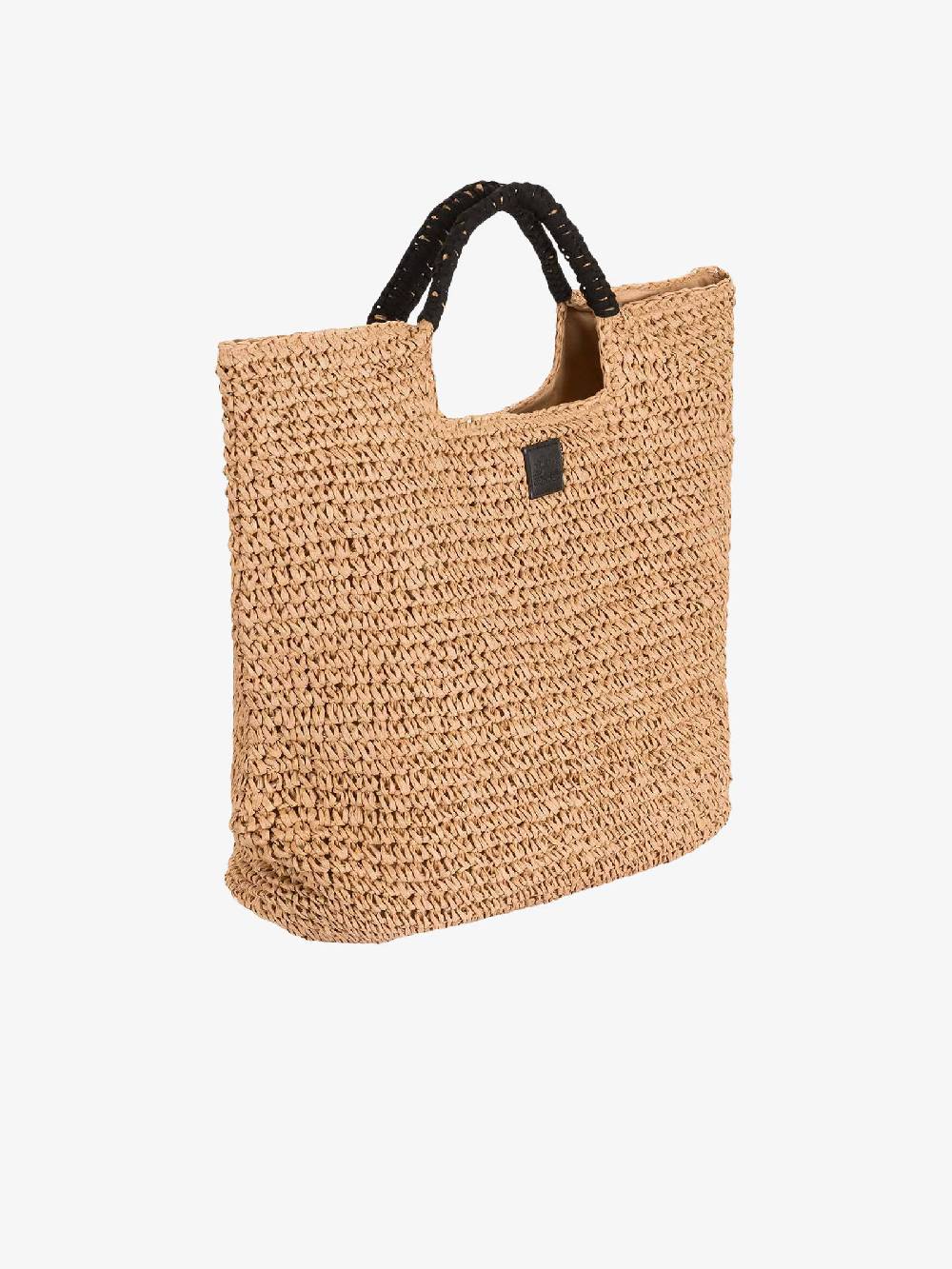 SUNDEK Borsa A Mano Big Straw Donna In Paglia Beige