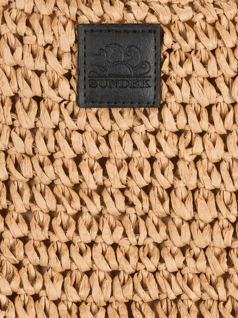 SUNDEK Borsa A Mano Big Straw Donna In Paglia Beige