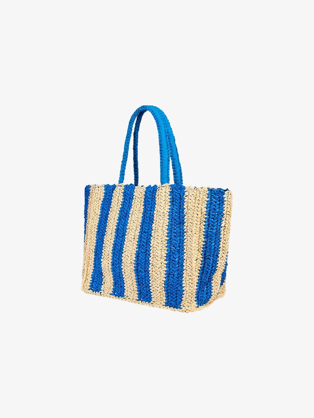 SUNDEK Borsa A Mano CHOU STRAW AW741ABPA100 Donna Blu