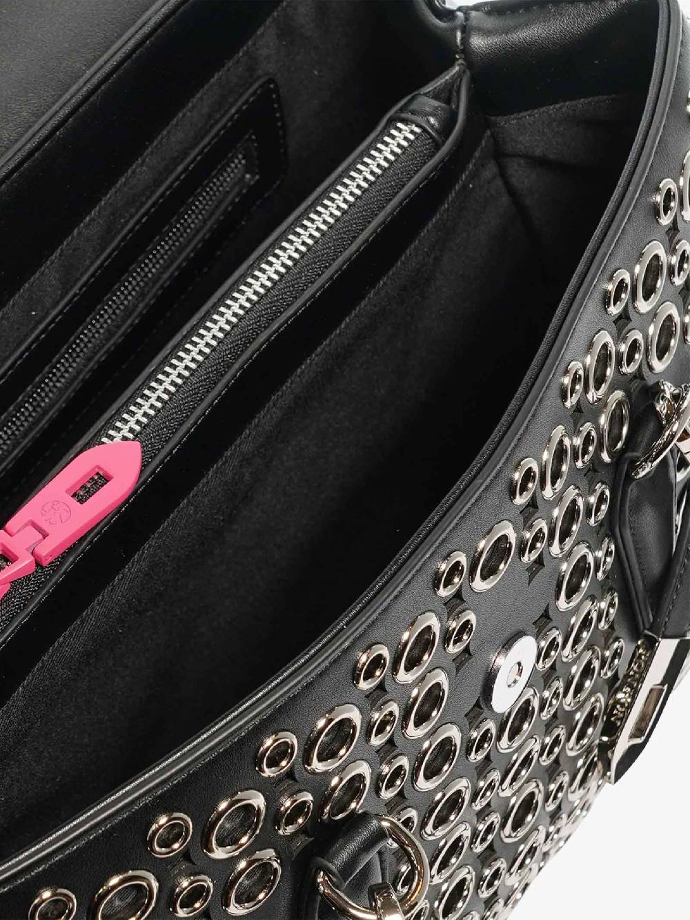 SECRET PON PON Borsa A Mano Quiny Hole Medium Donna Nero