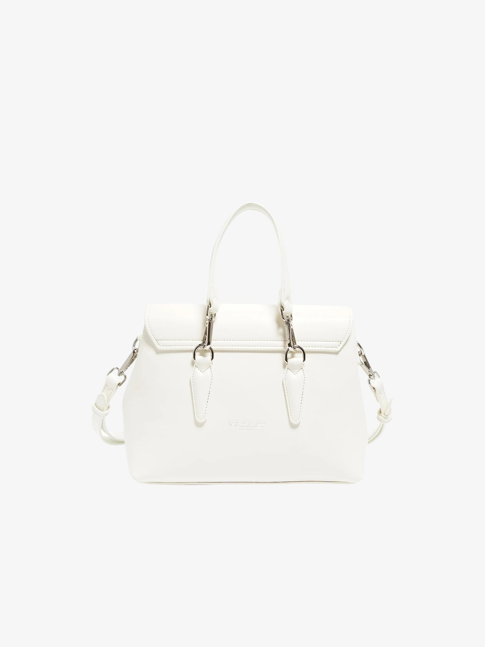 SECRET PON PON Borsa A Mano Quiny Hole Small Donna Bianco