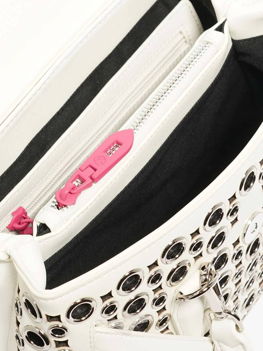 SECRET PON PON Borsa A Mano Quiny Hole Small Donna Bianco