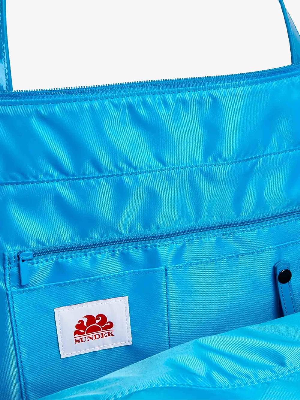 SUNDEK Borsa A Mano TIFFANY AW630ABPV400 Donna Azzurro