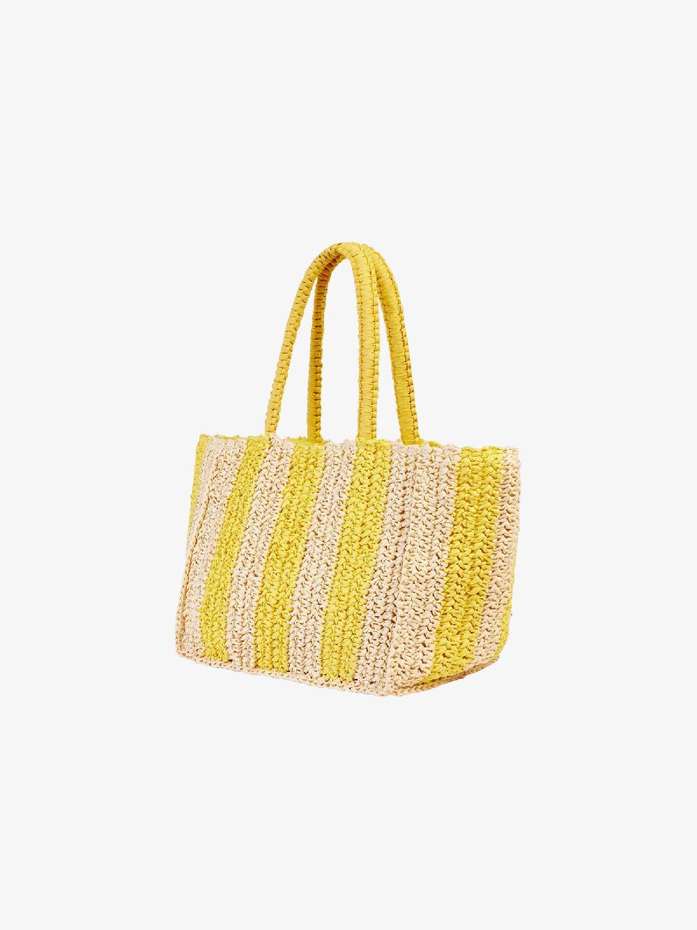 SUNDEK Borsa A Mano VITA PAPER STRAW AW743ABPA100 Donna Giallo