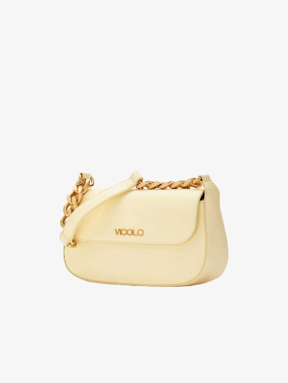 VICOLO Borsa A Spalla Piccadilly AB0005 Donna Giallo