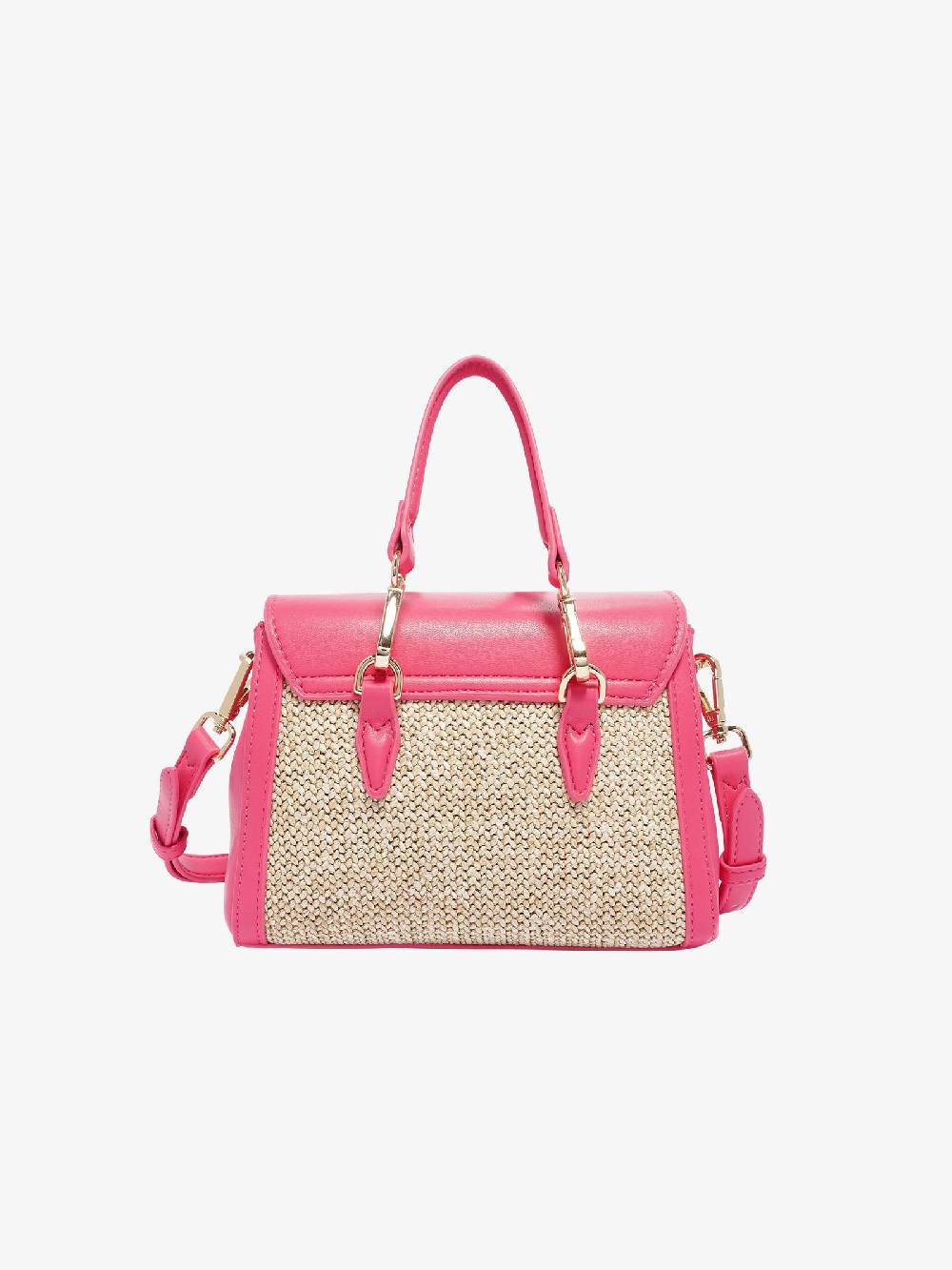 SECRET PON PON Borsa A Spalla QUINY STRAW XSMALL Donna Fucsia