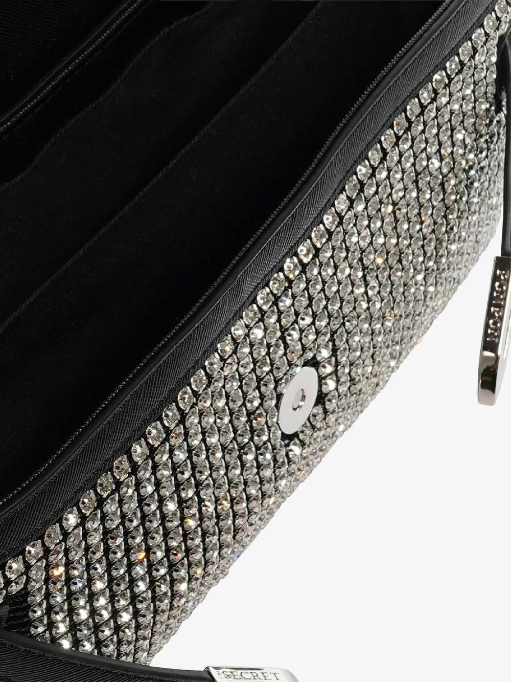 SECRET PON PON Borsa A Spalla QUINY TWINKLE CLUTCH Donna Nero