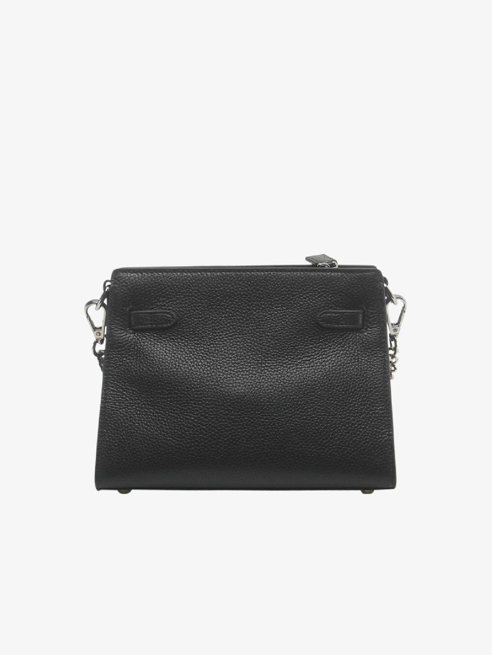 LA CARRIE Borsa A Spalla Rock Pocket M Donna In Pelle Nero