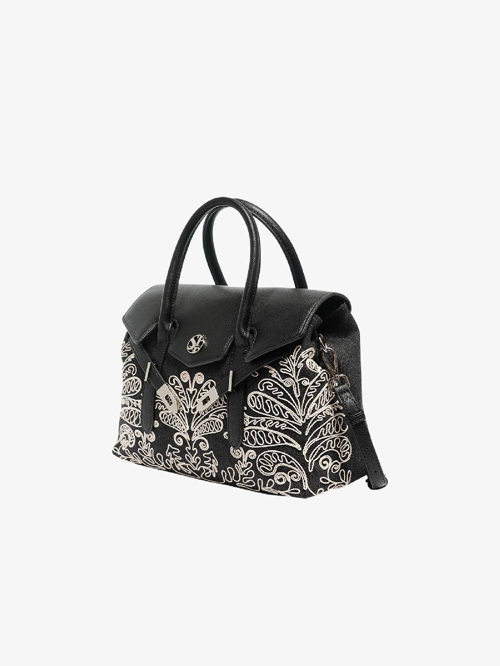 SECRET PON PON Borsa A Spalla YALIS CORNELY MEDIUM Donna Denim