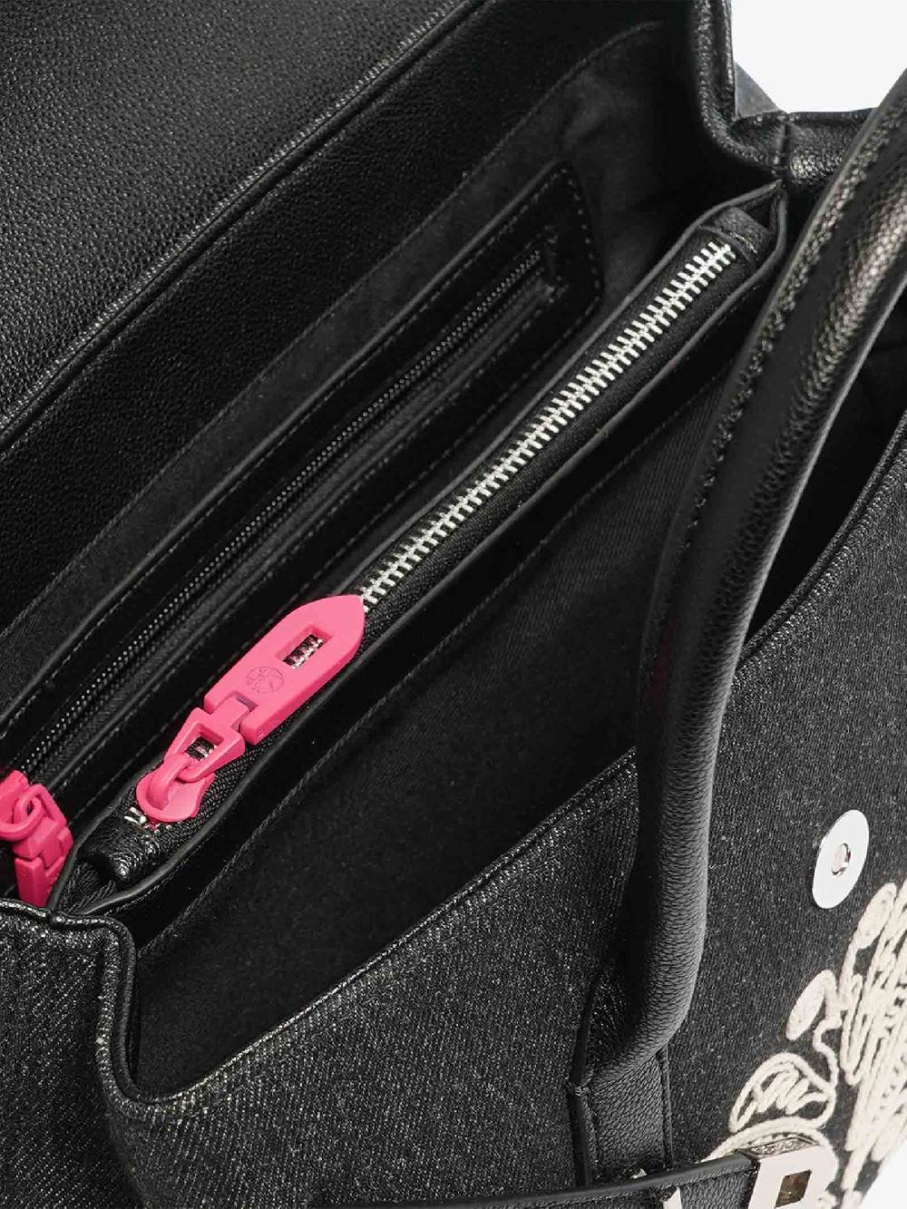 SECRET PON PON Borsa A Spalla YALIS CORNELY MEDIUM Donna Denim